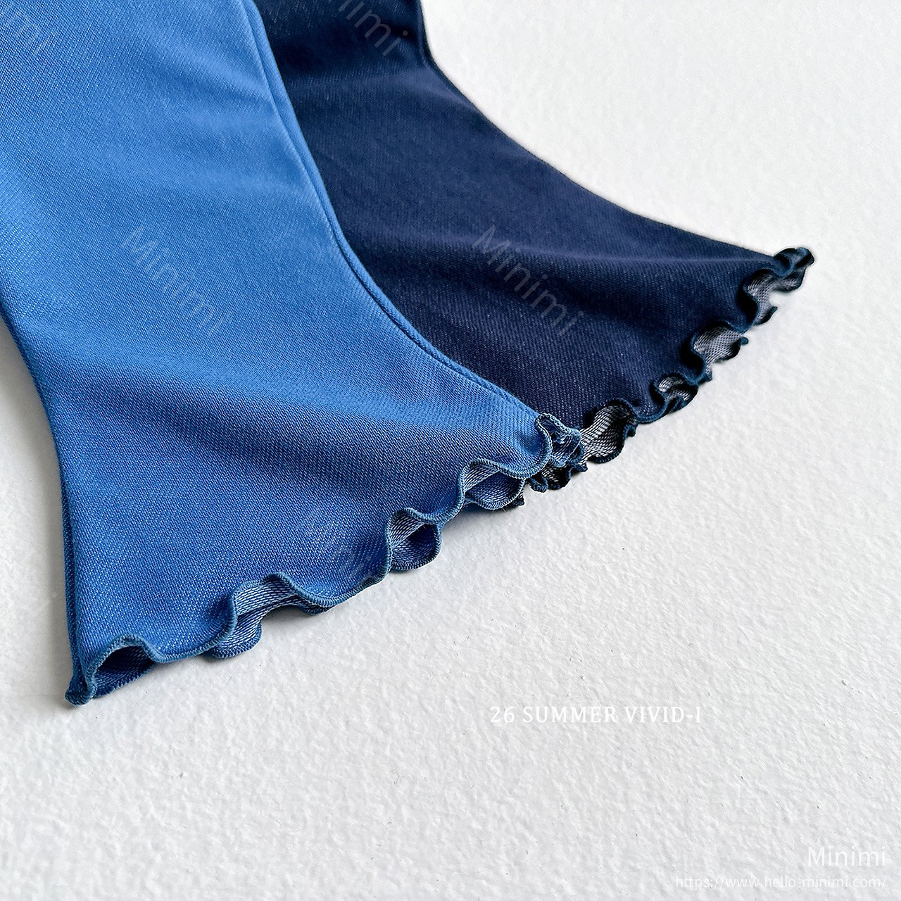 VIVID-I Summer Indigo Flared Cropped Pants 細節圖 16