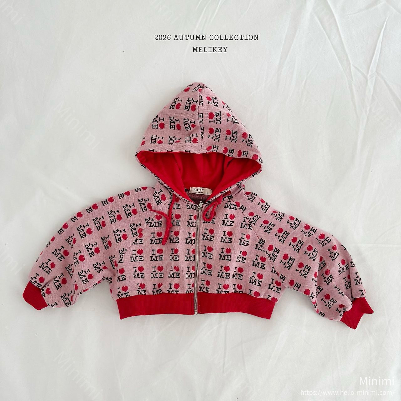 Melikey Love Me Hooded Zip-up 細節圖 2