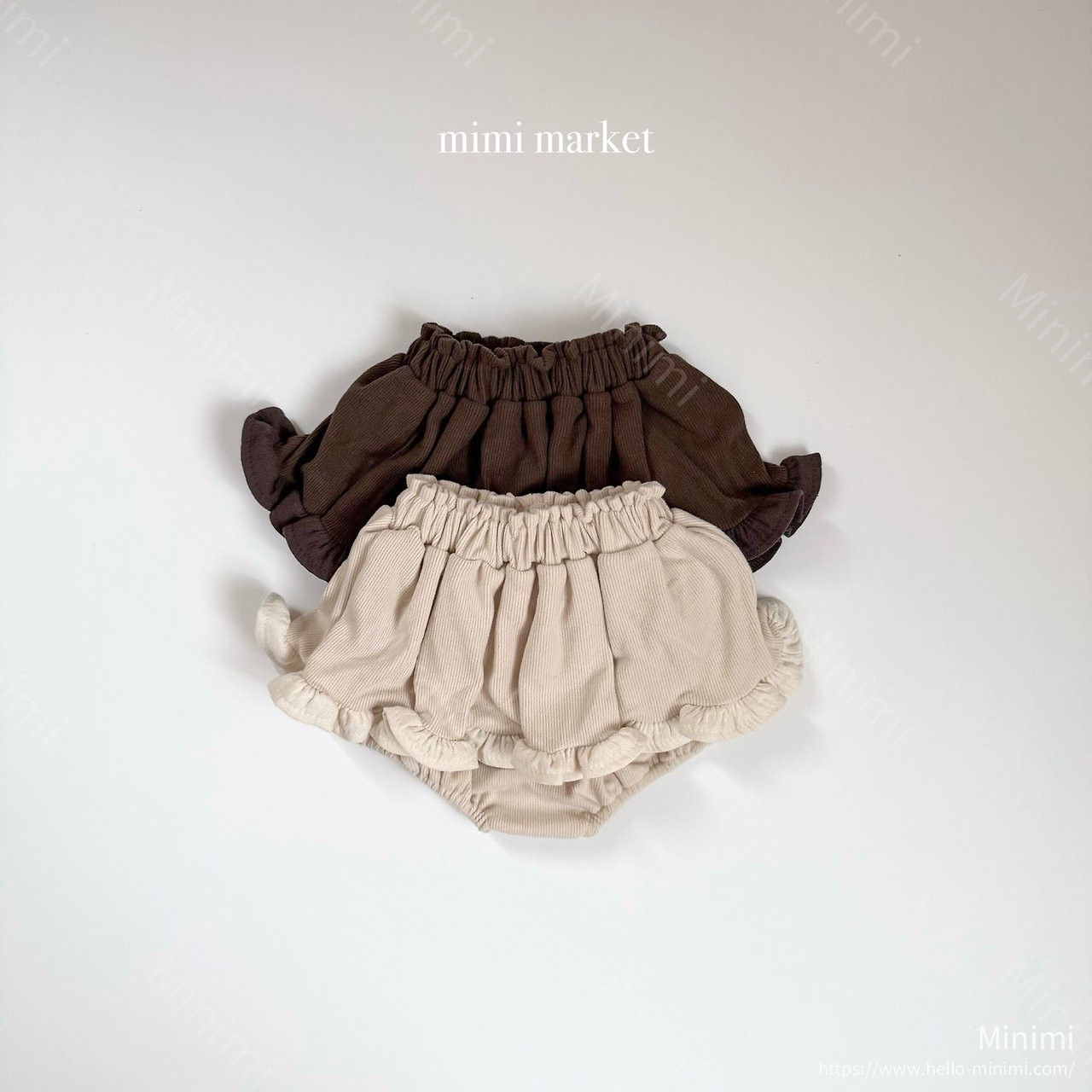 mimi-market Off Frill Cancan Skirt 韓國童裝現貨