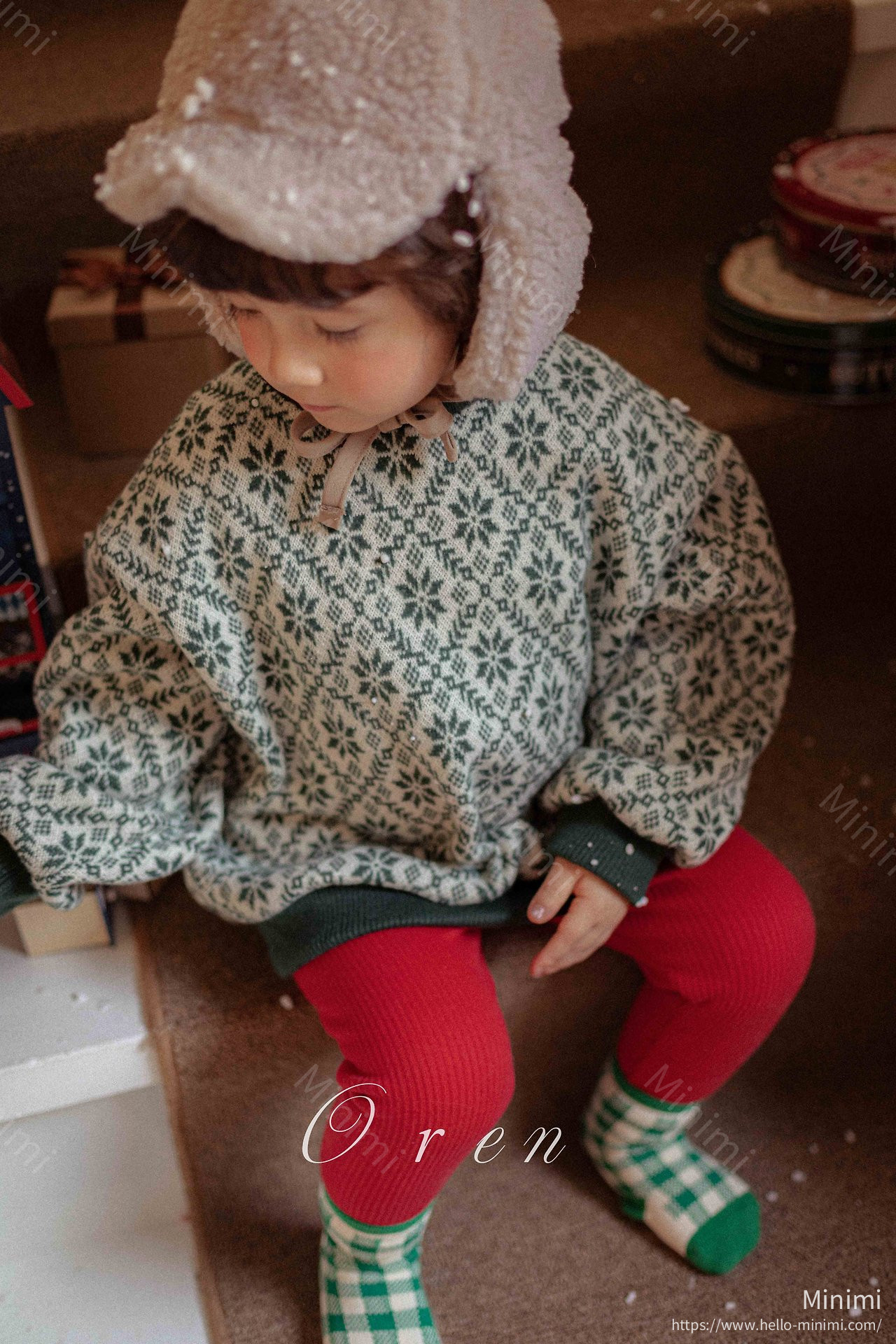 Oren Snowflake Knit Sweatshirt 細節圖 11
