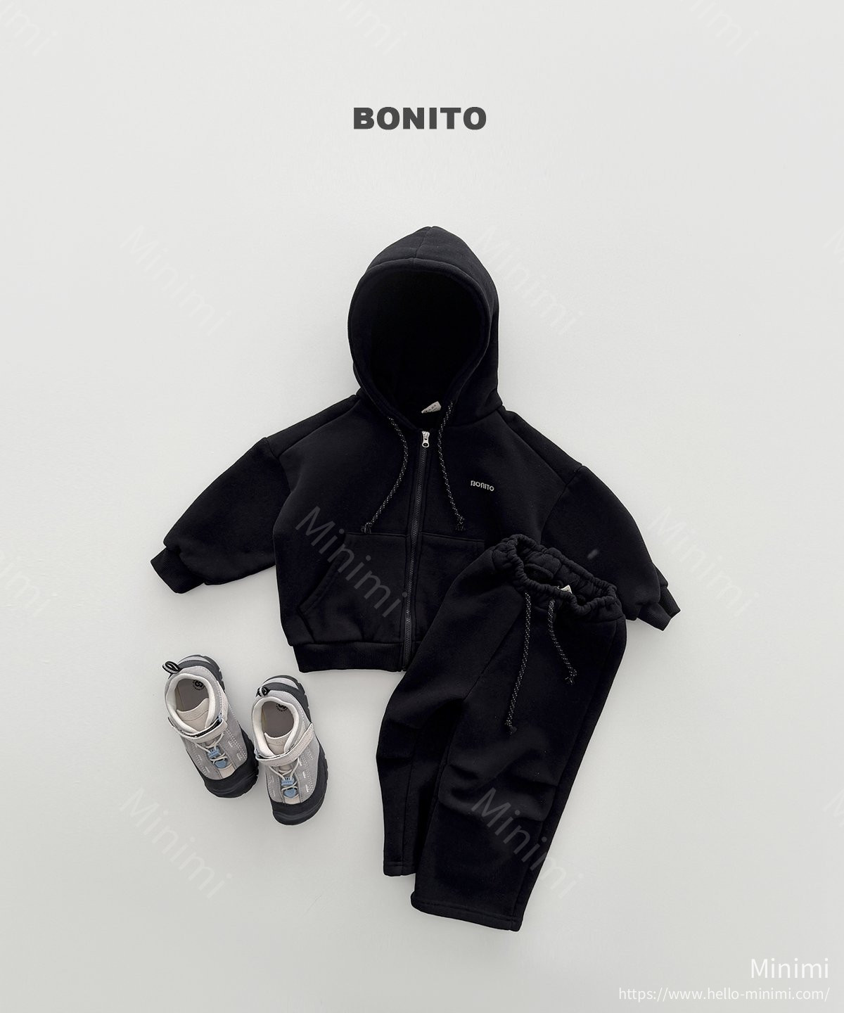 BONITO Double Fleece Hood Zip-up 細節圖 9