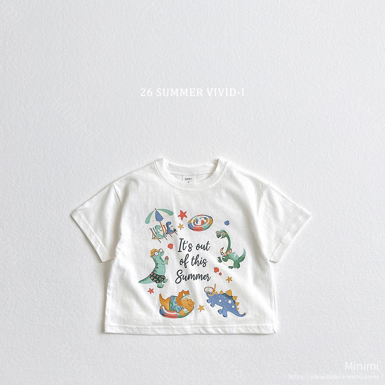 VIVID-I Vacance Dinosaur T-Shirt 細節圖 1