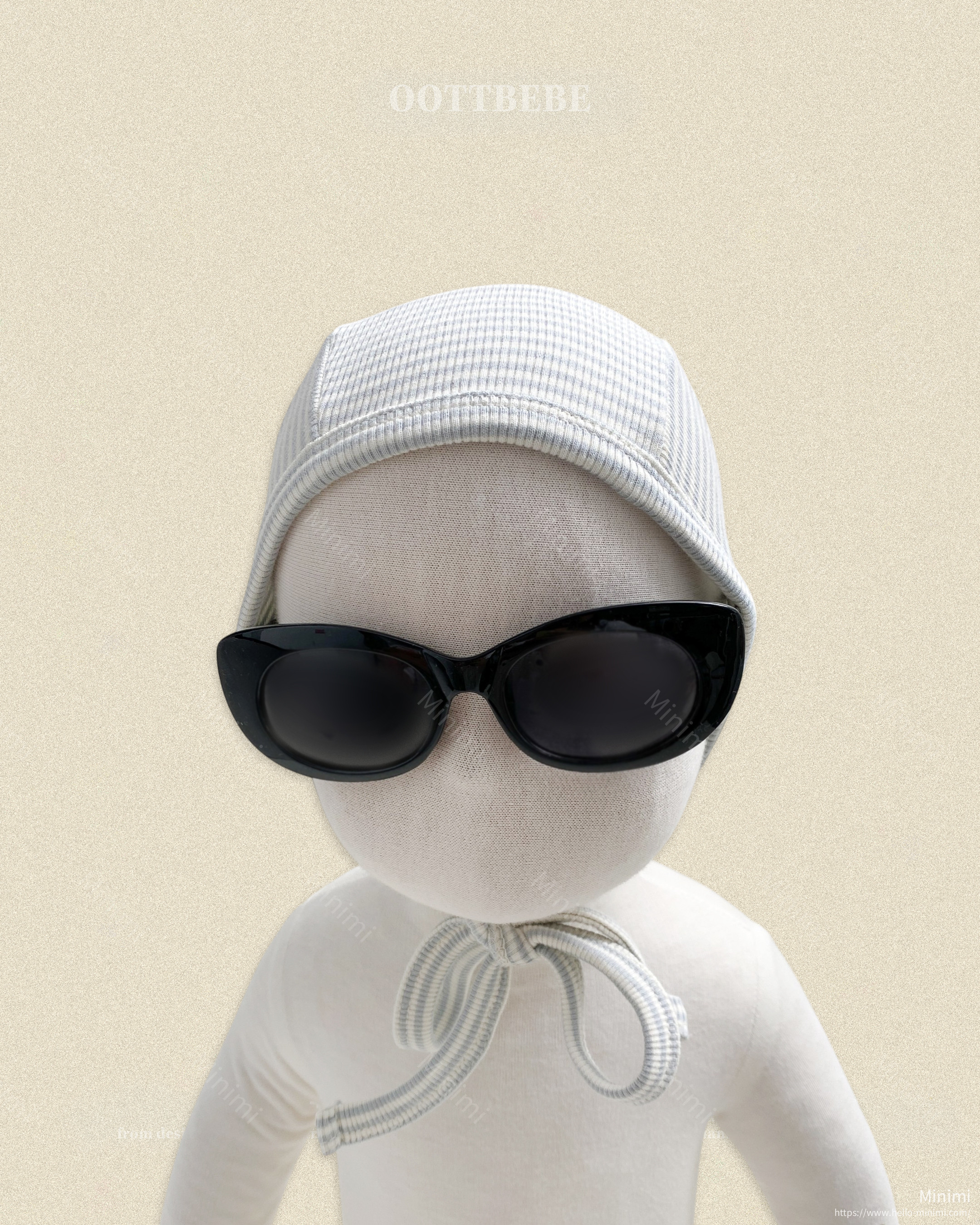 oott bebe Vanilla Latte Bonnet 細節圖 4