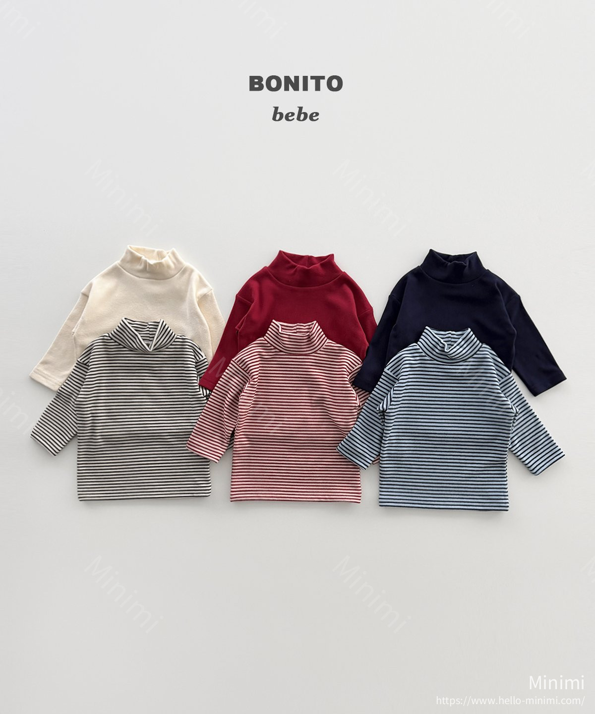 BONITO 1+1 Turtleneck - 韓國童裝代購主圖