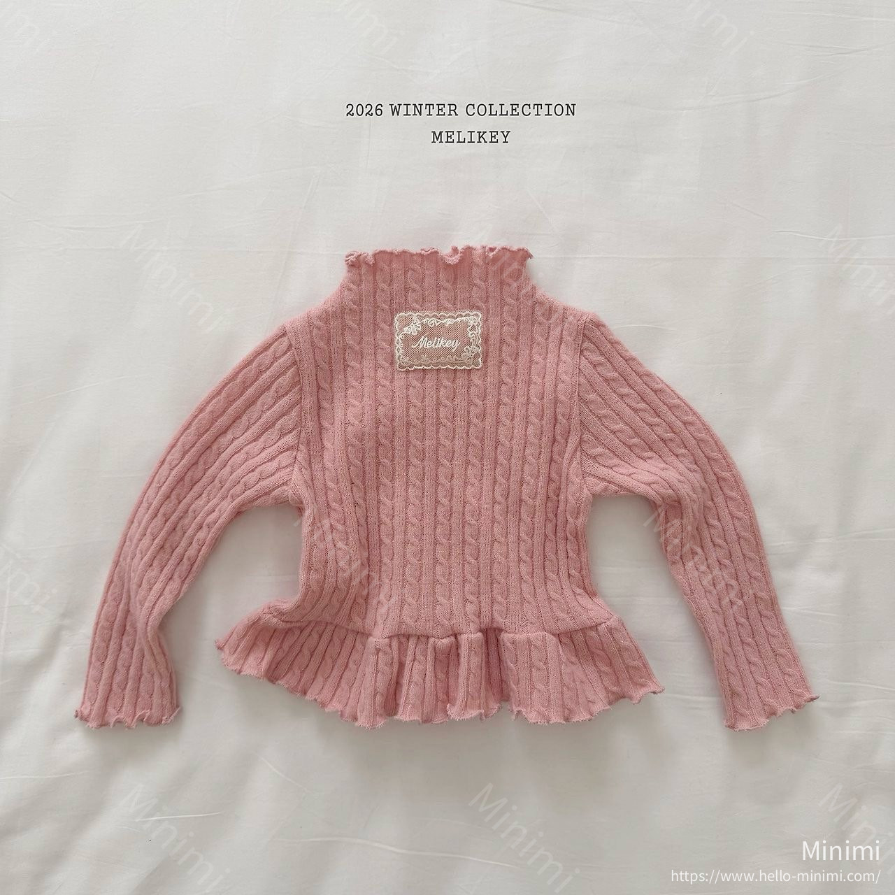 Melikey Cable Knit Frill Tee 細節圖 27