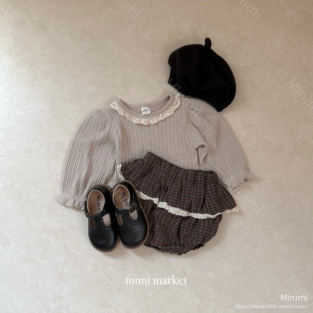 mimi-market Puff Torsion Collar 細節圖 15