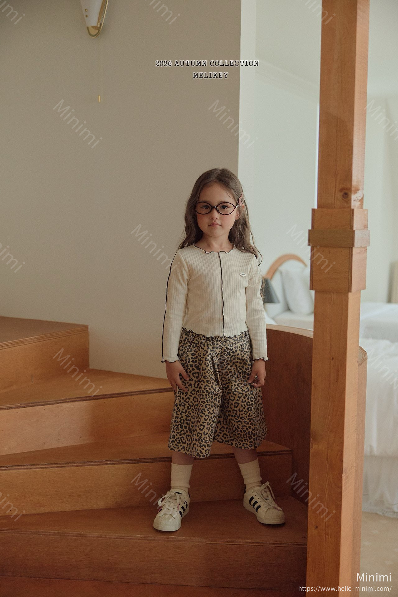 Melikey Leopard Heart Bermuda Shorts 細節圖 14