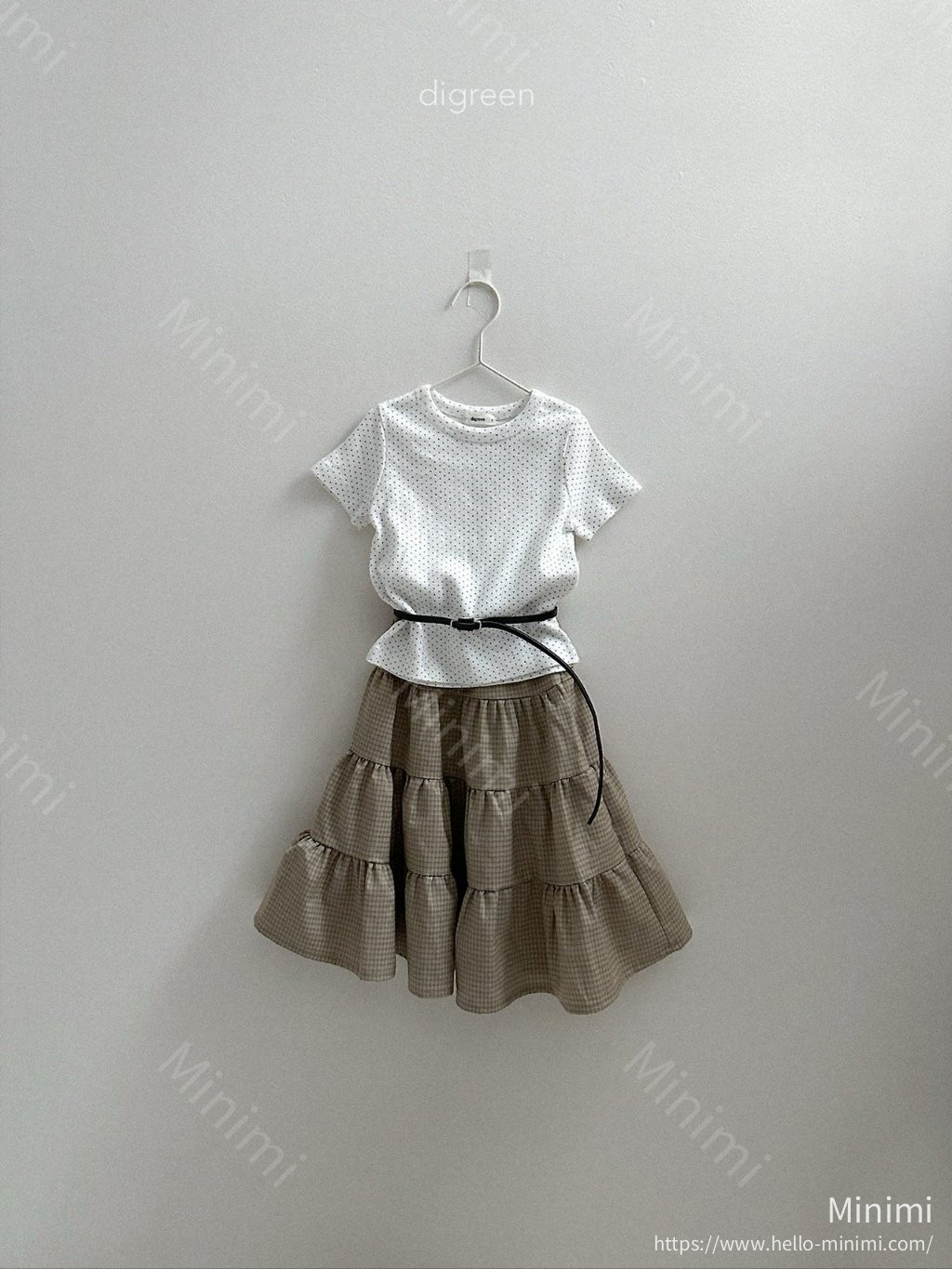 digreen Check Ruffle Skirt 細節圖 12