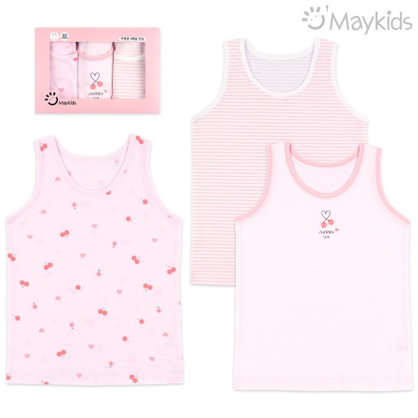 Heart Cherry Girls' 3-Pack Tank Top
