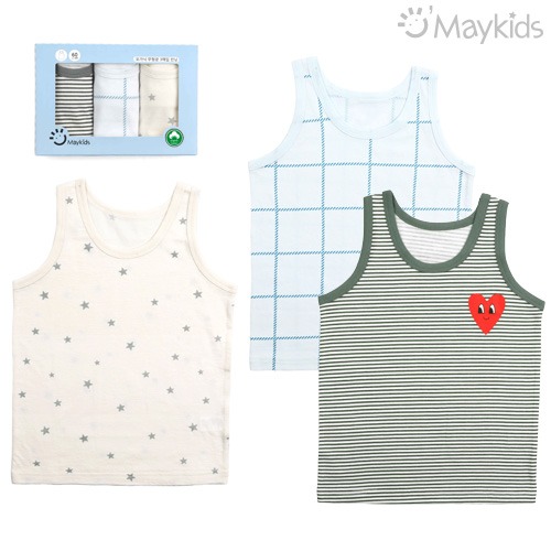 Simple Boy Organic Boys' 3-Pack Tank Top