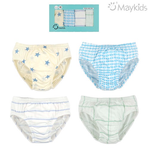 Melody Whale Boys' 4-Pack Briefs