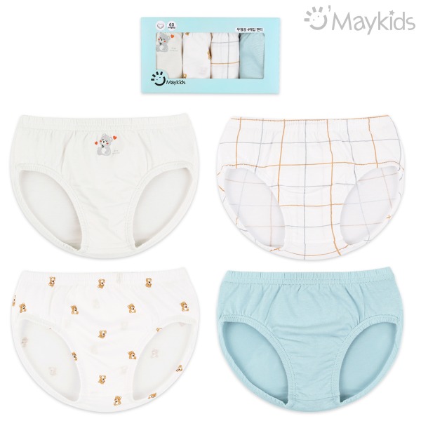 Bubble Bear Boys' 4-Pack Briefs
