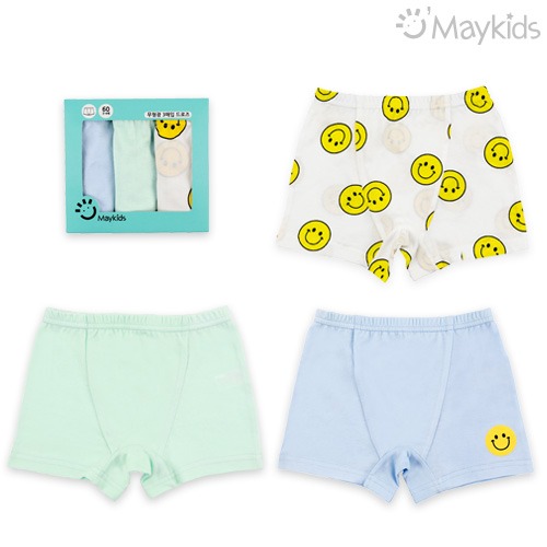 Smiling Boys' 3-Pack Boxer Briefs