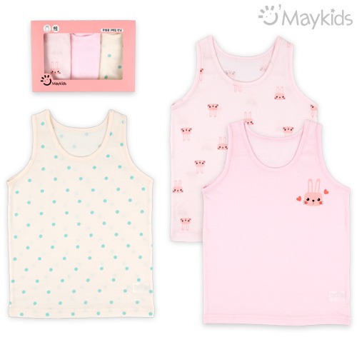 Mini Rabbit Girls' 3-Pack Tank Top