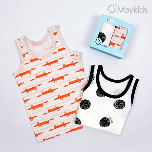 Cotton Spandex Boys' 2-Pack Set A Tank Top