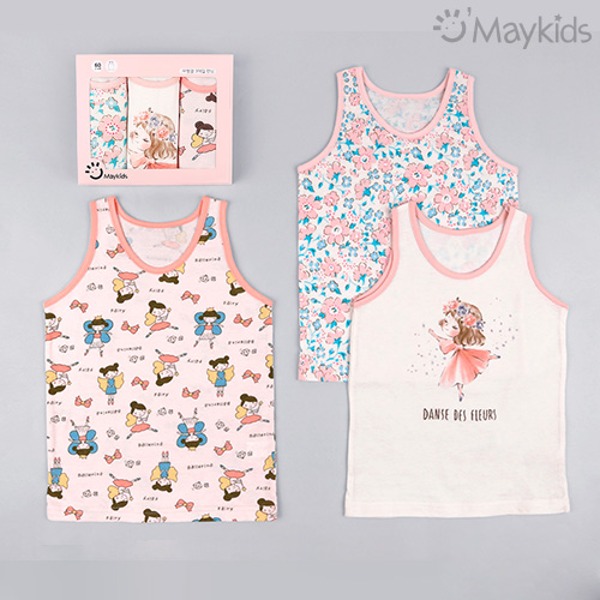 Princess Girls' 3-Pack Tank Top
