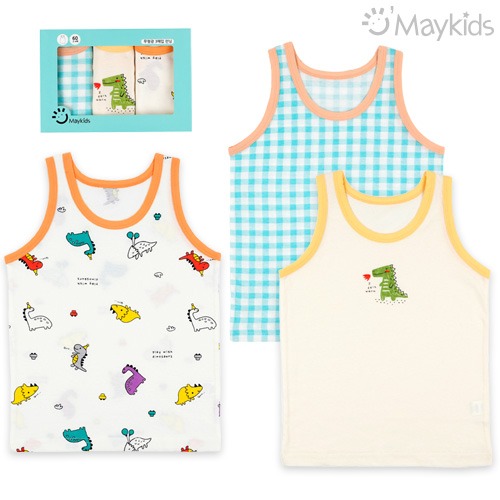 Mini Dino Boys' 3-Pack Tank Top
