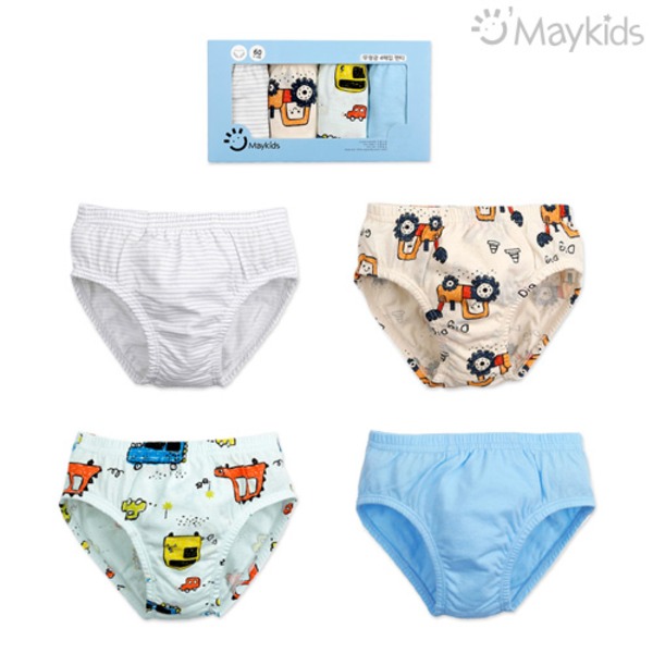Boong Boong-ie Boys' 4-Pack Briefs