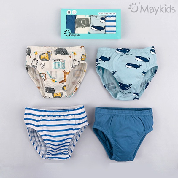 Simple Animal Boys' 4-Pack Briefs