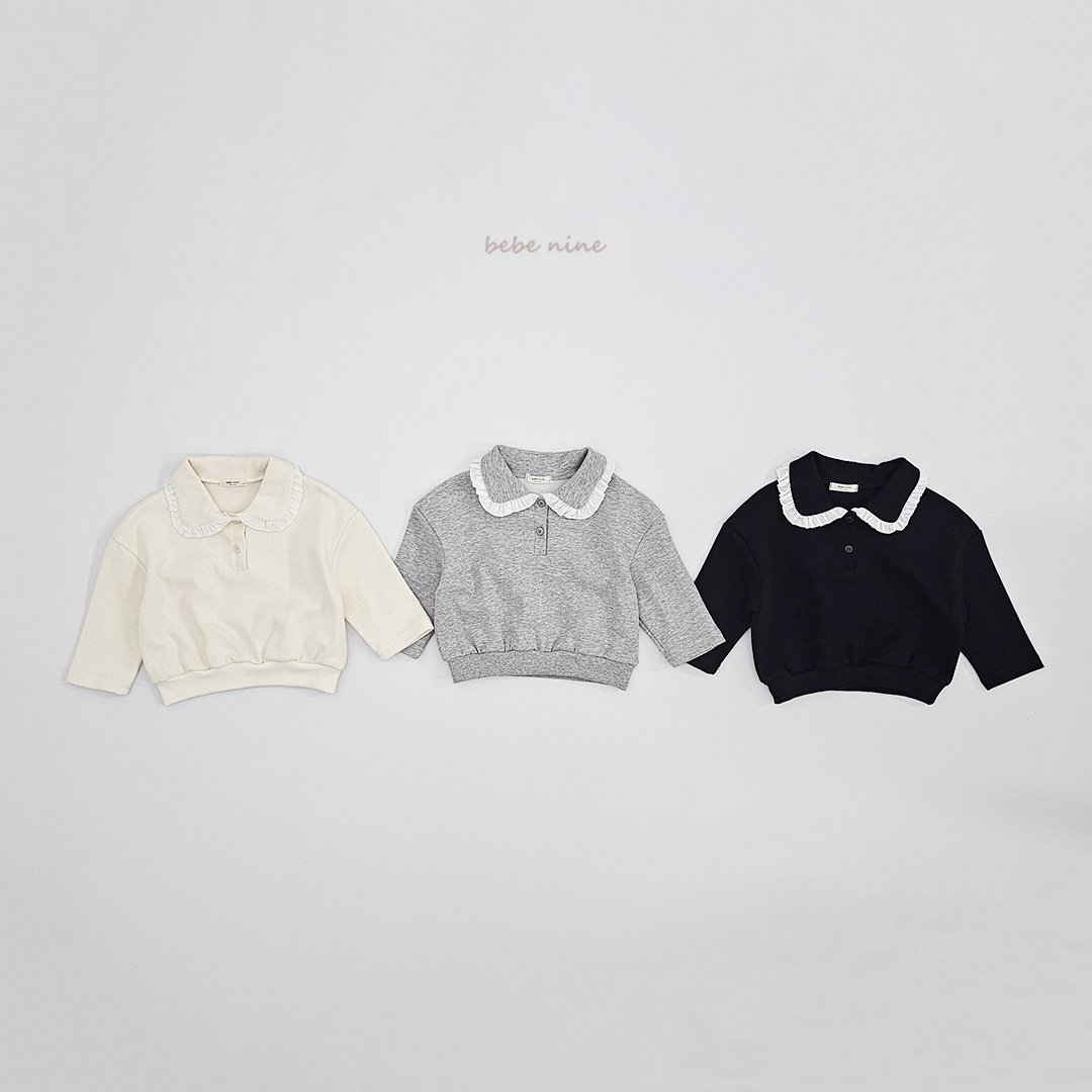 Frill Collar Sweatshirt