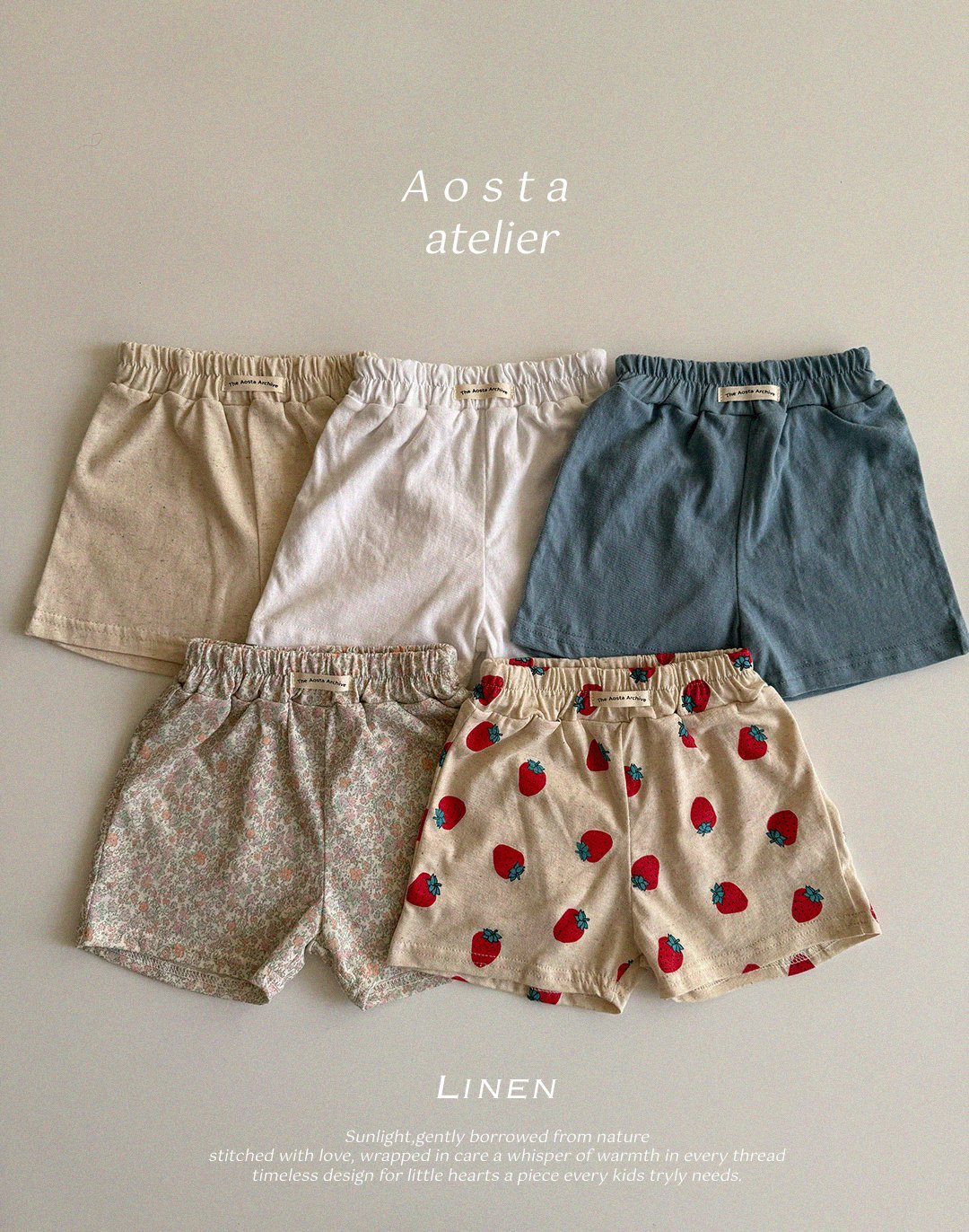 Linen Short Pants