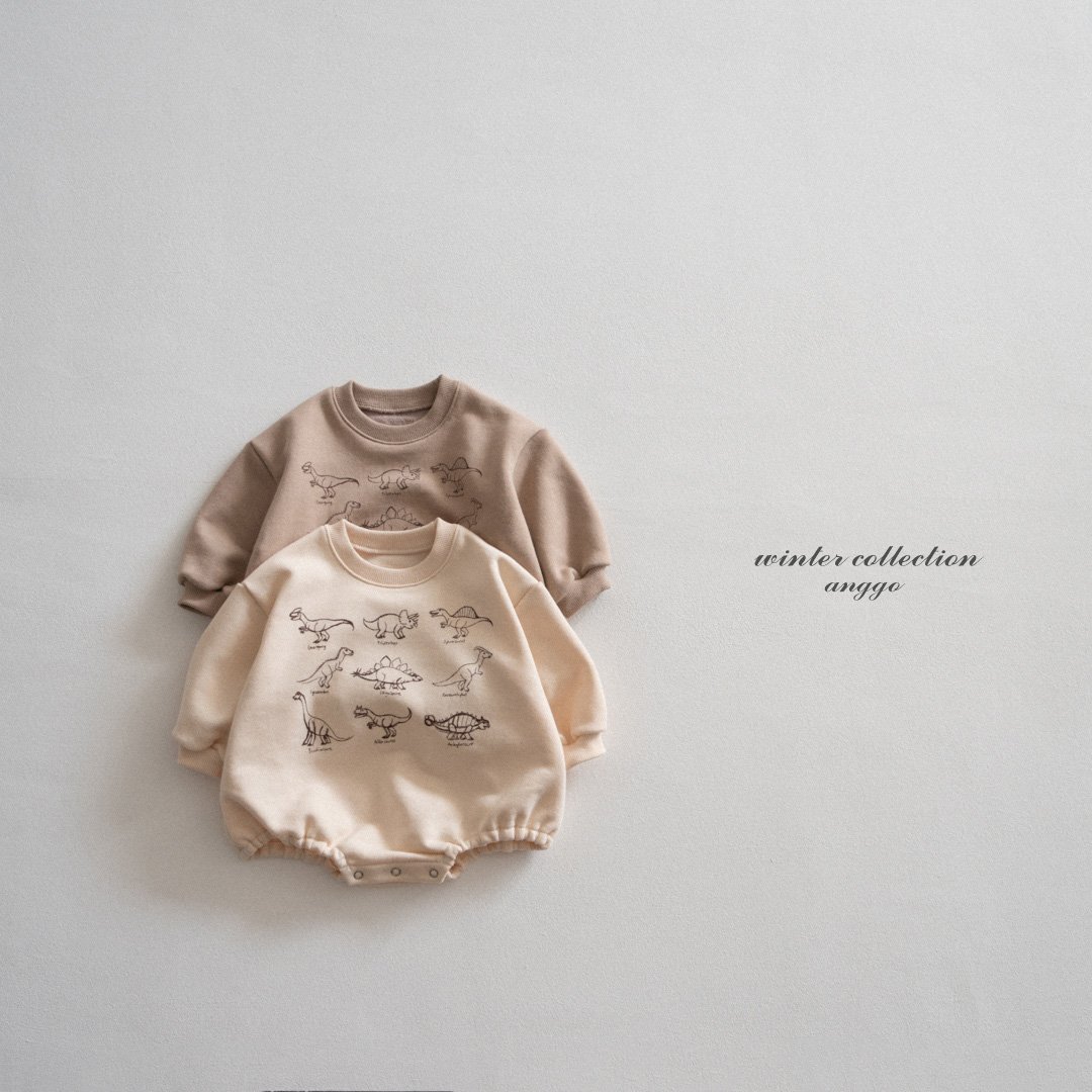 (bebe) Winter Dino Romper