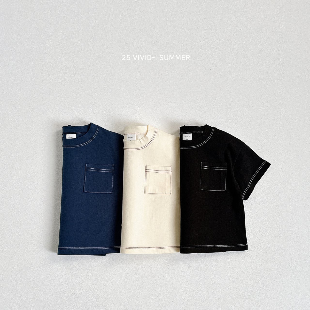 Pocket Stitch Short Sleeve Top