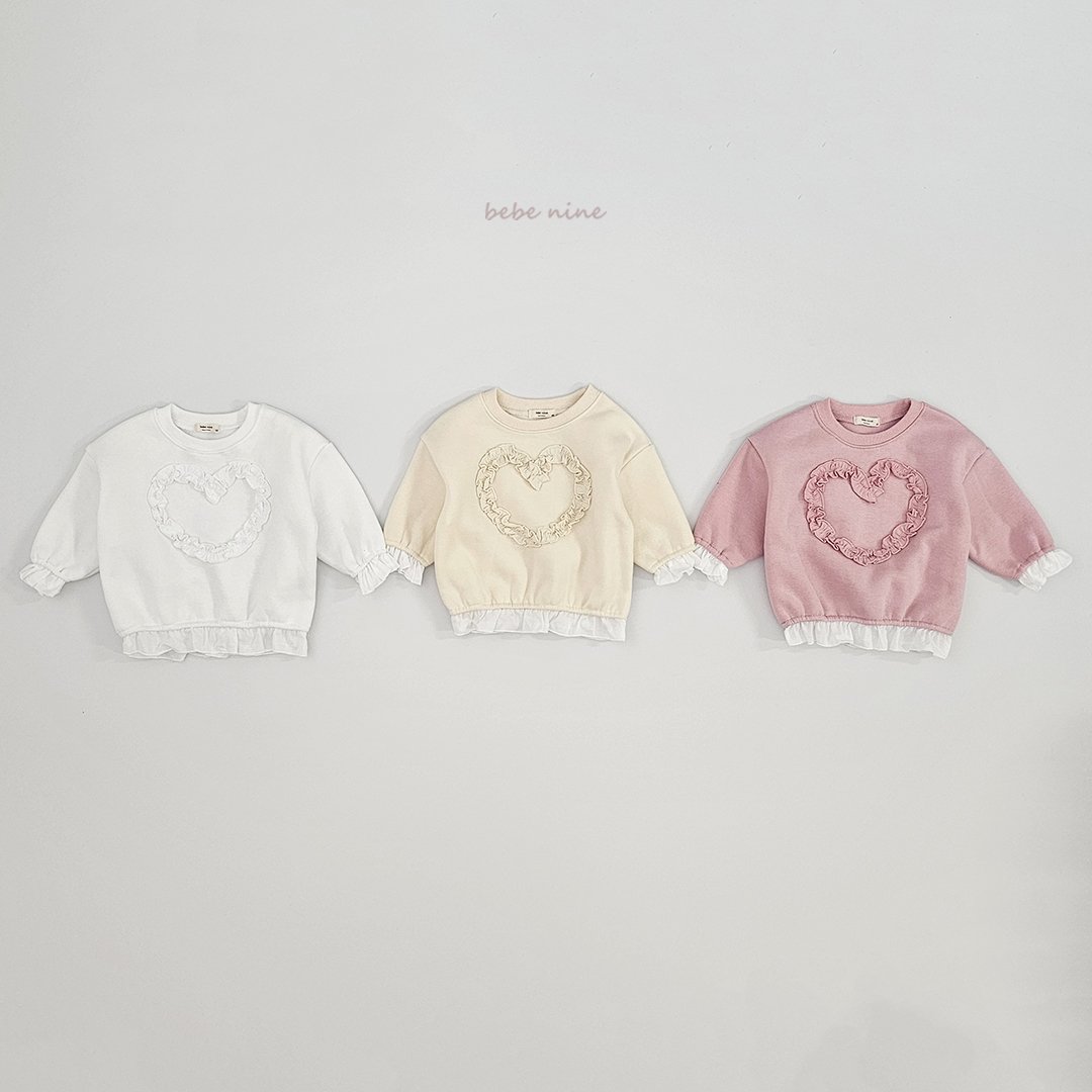 Heart Frill Sweatshirt