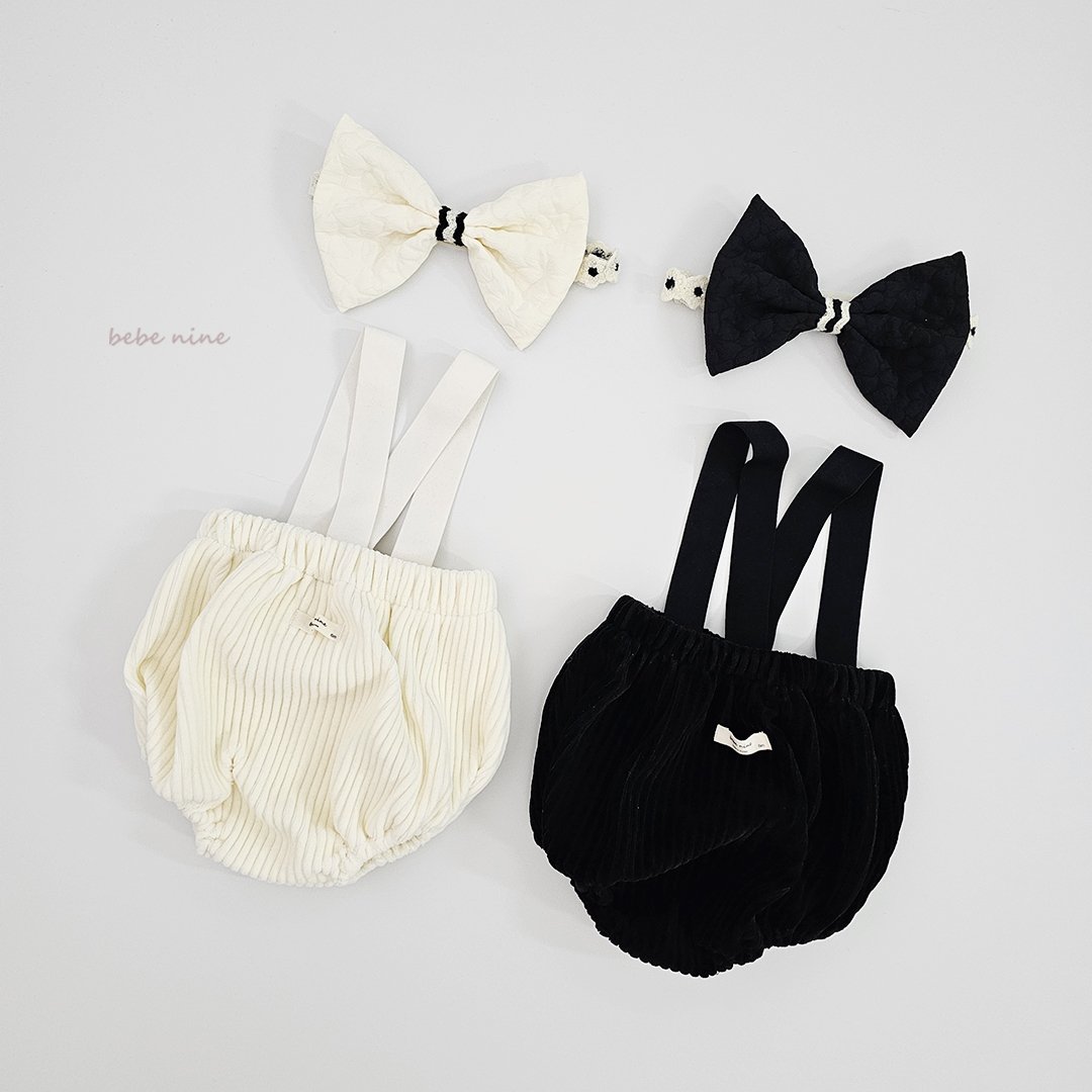 Corduroy Suspender Bloomer