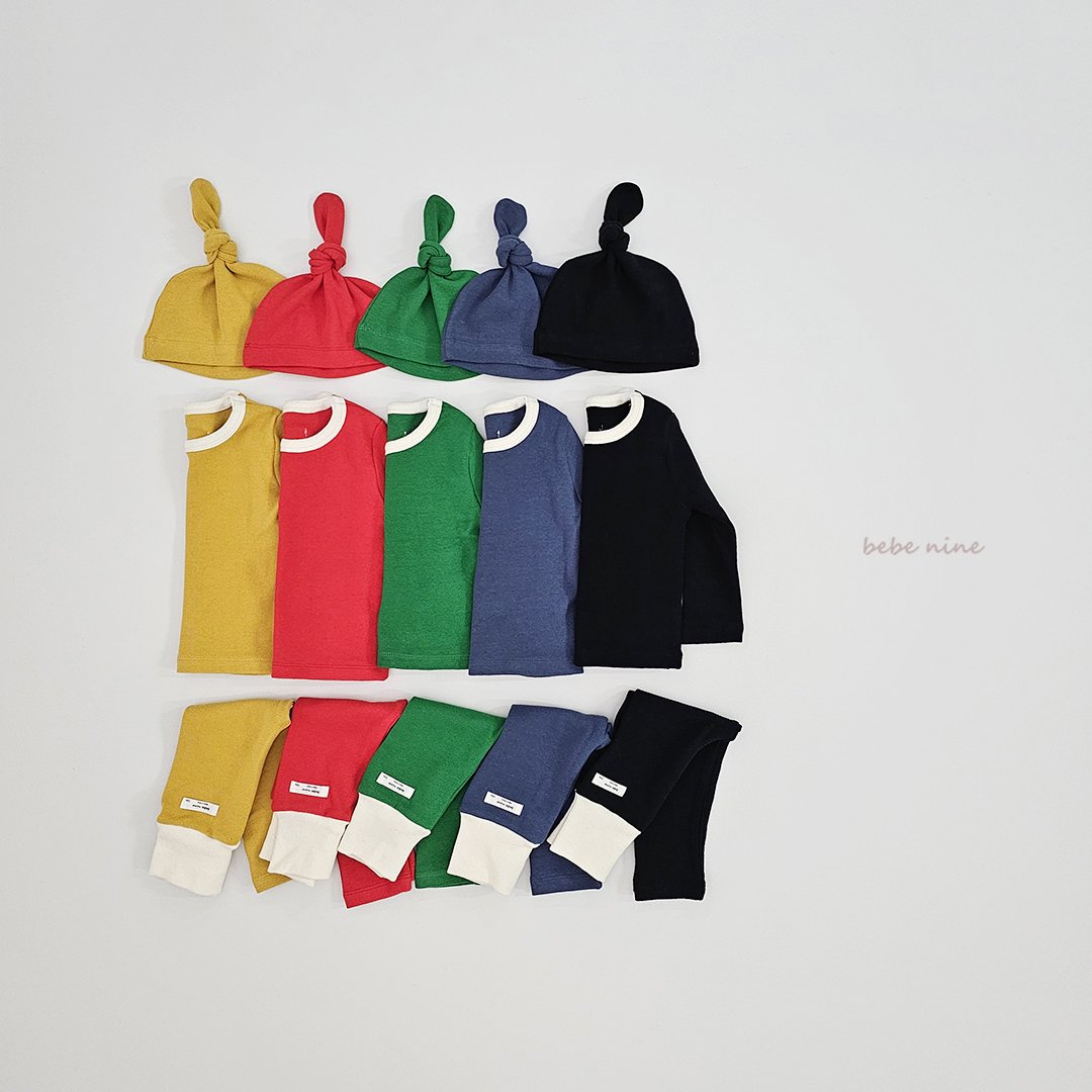 Rainbow Top, Bottom & Hat Set