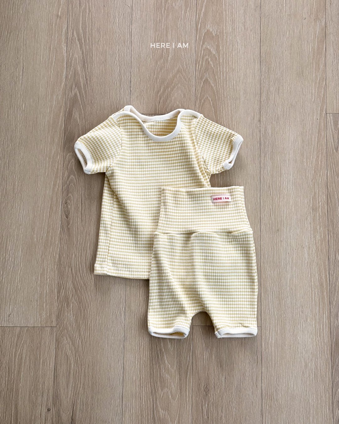 HERE I AM Pastel Ribbed Loungewear 細節圖 1