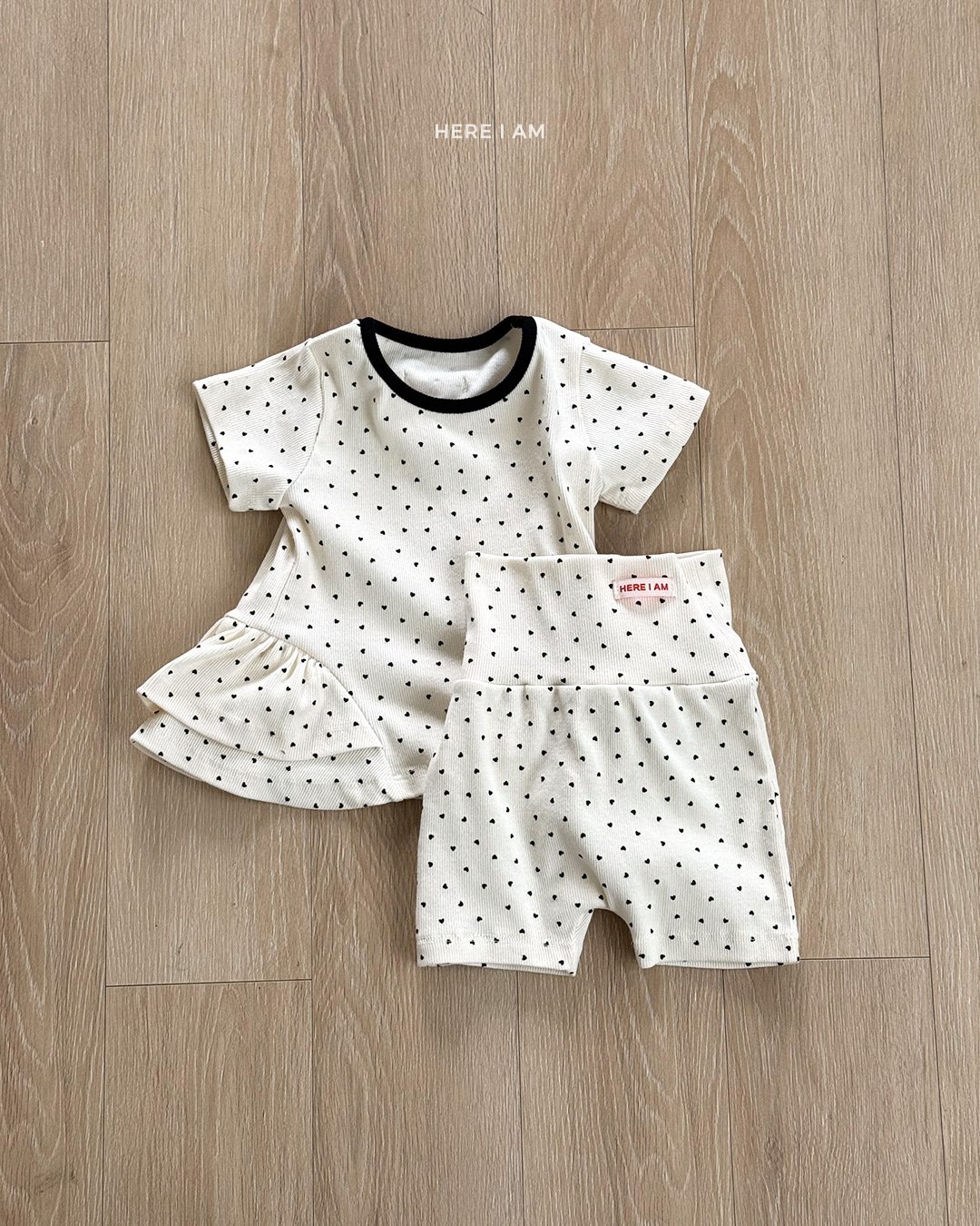 HERE I AM Heart Shirring Loungewear 細節圖 3