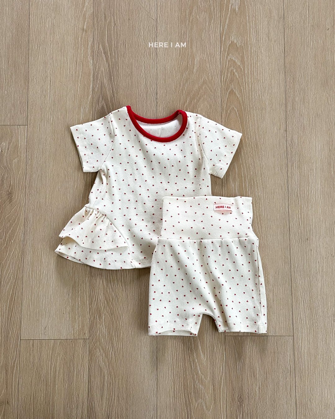 HERE I AM Heart Shirring Loungewear 細節圖 2